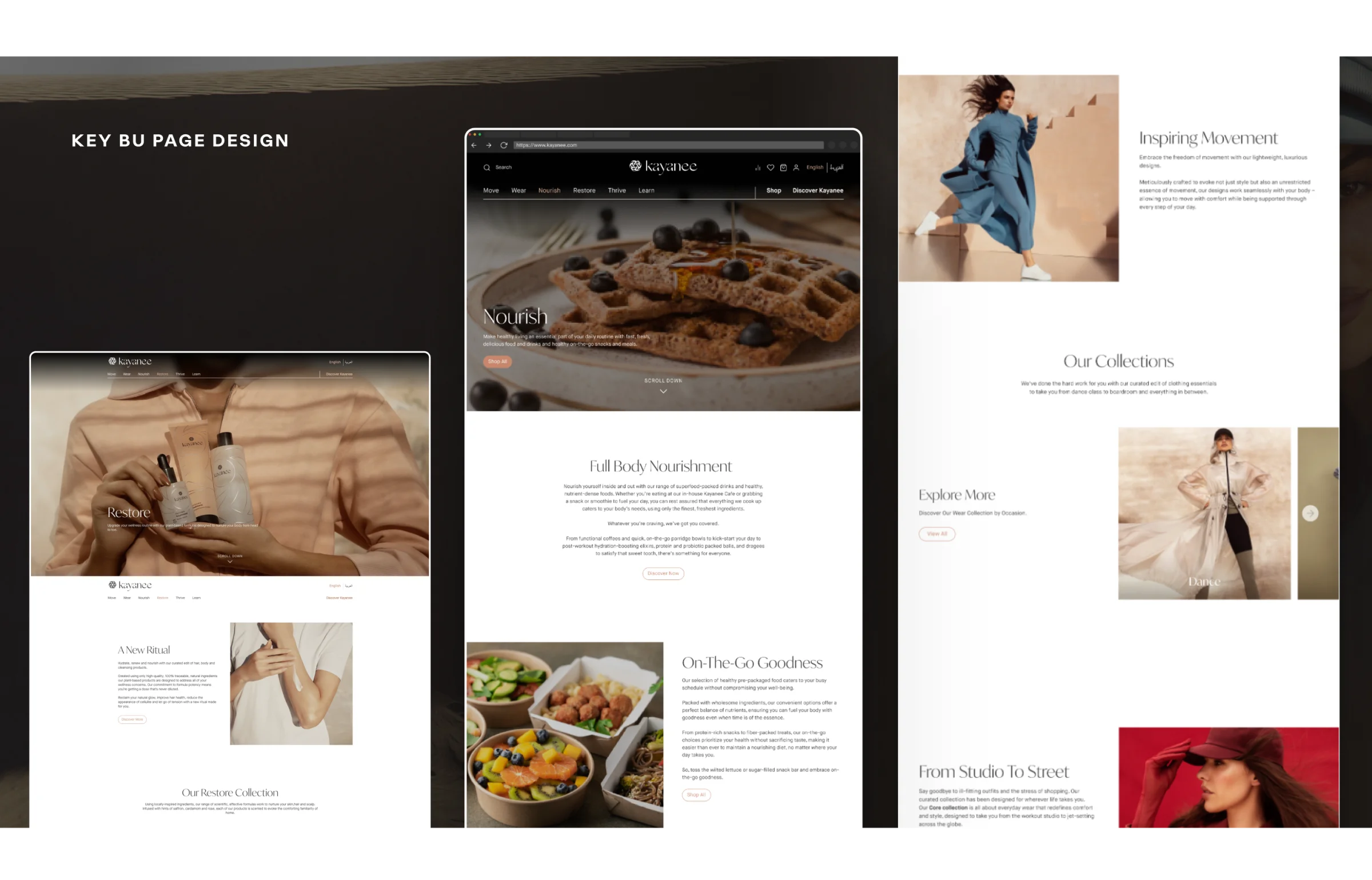 Bilingual design system templates